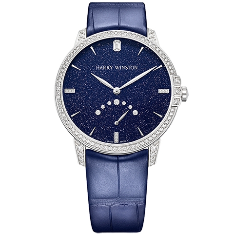 ハリー・ウィンストン　HARRY WINSTON HW ミッドナイト・レトログラード セコンドオートマティック 39mm MIDARS39WW001