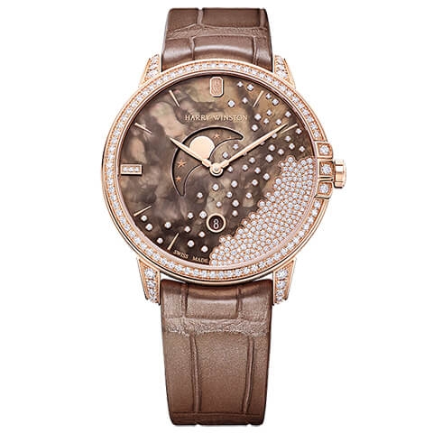 ハリー・ウィンストン　HARRY WINSTON HW ミッドナイトチョコレート ダイヤモンド・ドロップ39m MIDQMP39RR004