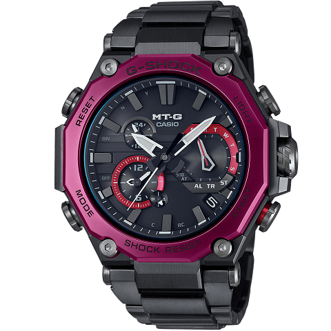 ジーショック　CASIO G-SHOCK MT-G Bluetooth 搭載 電波ソーラー （メタルベゼル） MTG-B2000BD-1A4JF