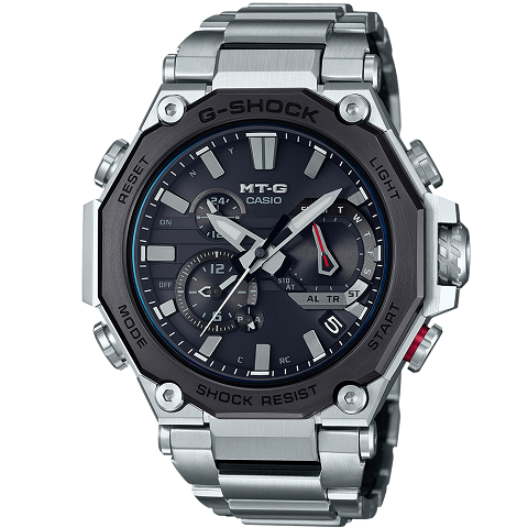 ジーショック　CASIO G-SHOCK MT-G Bluetooth 搭載 電波ソーラー （メタルベゼル） MTG-B2000D-1AJF