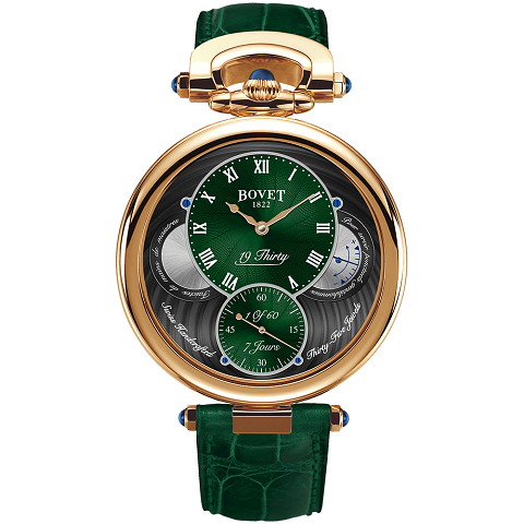 ボヴェ　BOVET フルリエ ナインティーンサーティ ゴールド グリーン ギョーシェ NTR0041