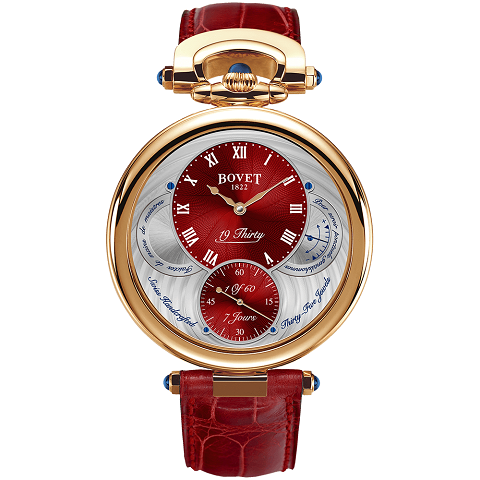 ボヴェ　BOVET フルリエ ナインティーンサーティ ゴールド レッド ギョーシェ NTR0050