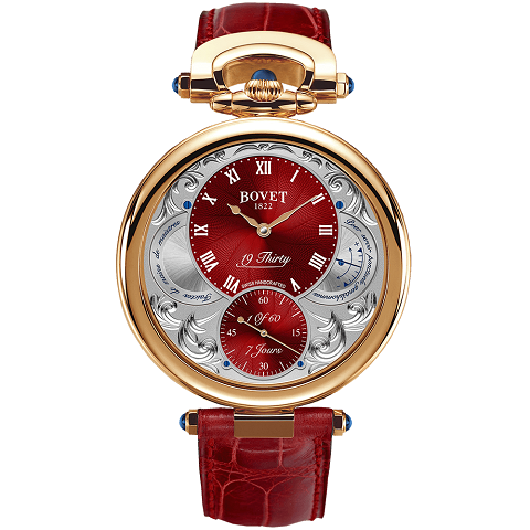 ボヴェ　BOVET フルリエ ナインティーンサーティ ゴールド レッド ギョーシェ フルリザン NTR0051