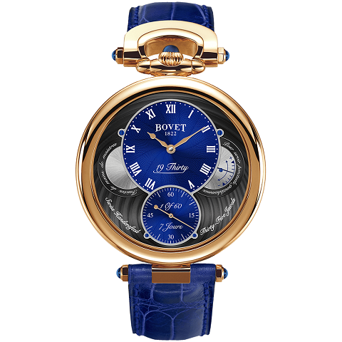 ボヴェ　BOVET フルリエ ナインティーンサーティ ゴールド ブルー ギョーシェ NTR0058