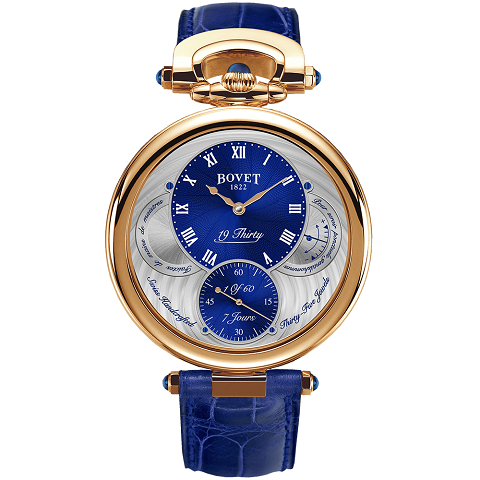 ボヴェ　BOVET フルリエ ナインティーンサーティ ゴールド ブルー ギョーシェ NTR0062