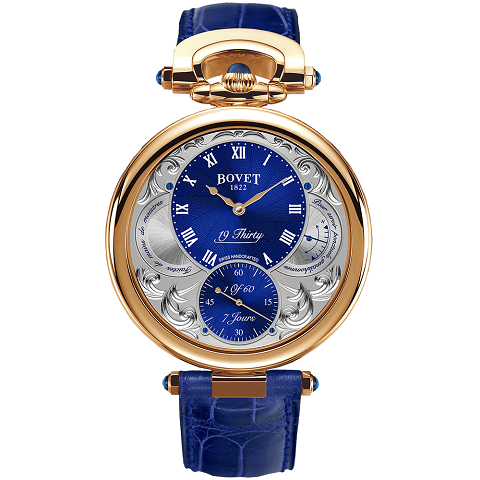 ボヴェ　BOVET フルリエ ナインティーンサーティ ゴールド ブルー ギョーシェ フルリザン NTR0063