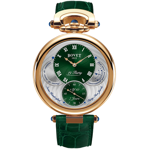 ボヴェ　BOVET フルリエ ナインティーンサーティ ゴールド グリーン ギョーシェ NTR0067