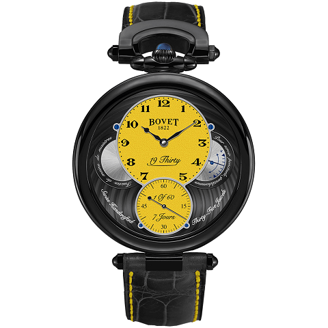 ボヴェ　BOVET フルリエ ナインティーンサーティ スティール イエロー スーパールミノバ NTS0037