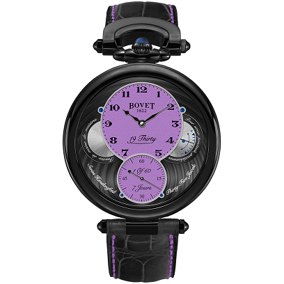 ボヴェ　BOVET フルリエ ナインティーンサーティ スティール パープル スーパールミノバ NTS0065