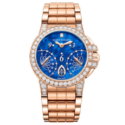 ハリー・ウィンストン　HARRY WINSTON HW オーシャン・バイレトログラード オートマティック 36mm OCEABI36RR034