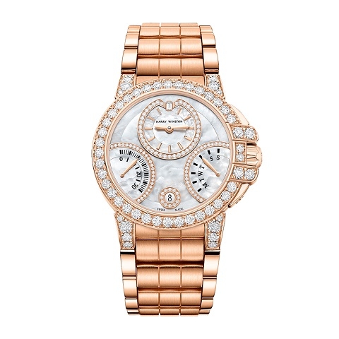 ハリー・ウィンストン　HARRY WINSTON HW オーシャン バイレトログラード オートマティック 36mm OCEABI36RR037