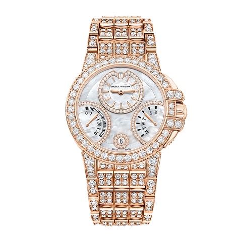 ハリー・ウィンストン　HARRY WINSTON HW オーシャン バイレトログラード オートマティック 36mm OCEABI36RR038
