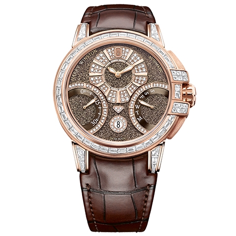 ハリー・ウィンストン　HARRY WINSTON HW オーシャン・スパークリング バイレトログラードオートマティック 42mm OCEABI42RR003