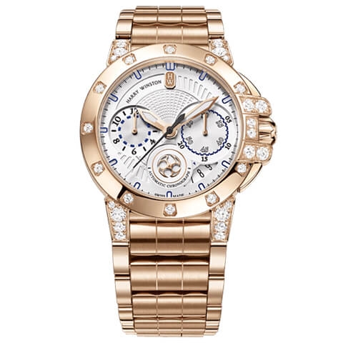 ハリー・ウィンストン　HARRY WINSTON HW HW オーシャン・クロノグラフ オートマティック 36mm OCEACH36RR002