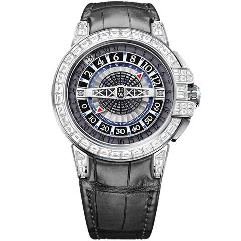 ハリー・ウィンストン　HARRY WINSTON HW オーシャン・レトログラード・オートマティック 42mm バゲットダイヤバージョン OCEAHR42WW001