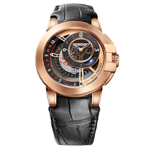 ハリー・ウィンストン　HARRY WINSTON HW オーシャン・デュアルタイム オートマティック 44mm OCEATZ44RR011