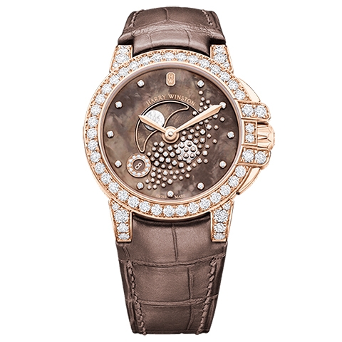 ハリー・ウィンストン　HARRY WINSTON HW オーシャン・ムーンフェイズ 36mm OCEQMP36RR033