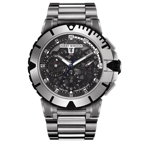 ハリー・ウィンストン　HARRY WINSTON HW オーシャン スポーツ・クロノグラフ OCSACH44ZZ003