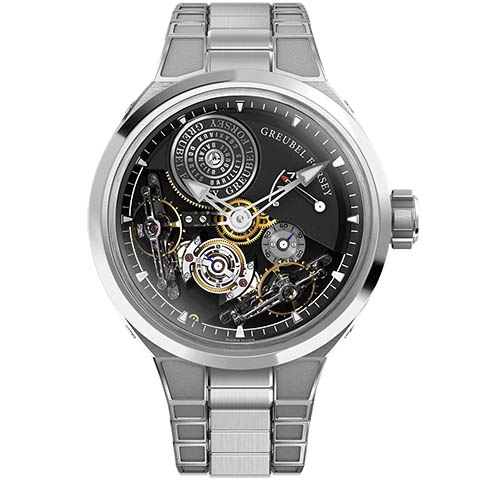グルーベル・フォルセイ　GREUBEL FORSEY ダブルバランシエール コンヴェクス P01108