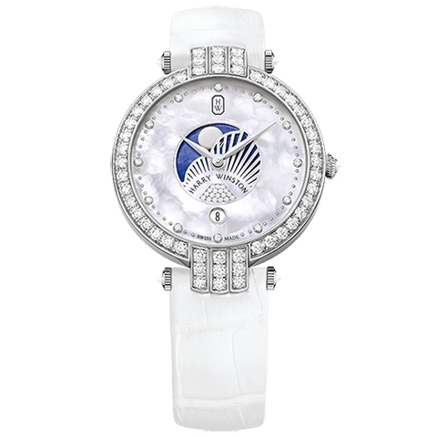 ハリー・ウィンストン　HARRY WINSTON HW プルミエール ムーンフェイズ 36mm PRNQMP36WW001