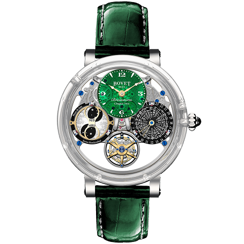 ボヴェ　BOVET チャプター 2 サファイア グリーンクォーツ R26C2-007