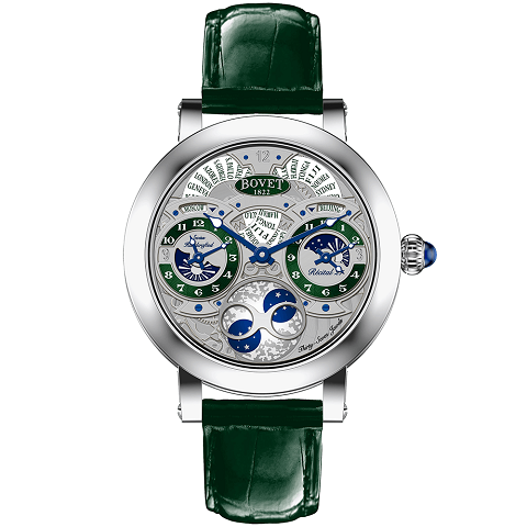 ボヴェ　BOVET ディミエ リサイタル 27 チタニウム グリーン ギョーシェ R270006