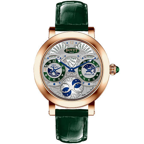 ボヴェ　BOVET ディミエ リサイタル 27 ゴールド グリーン ギョーシェ R270007