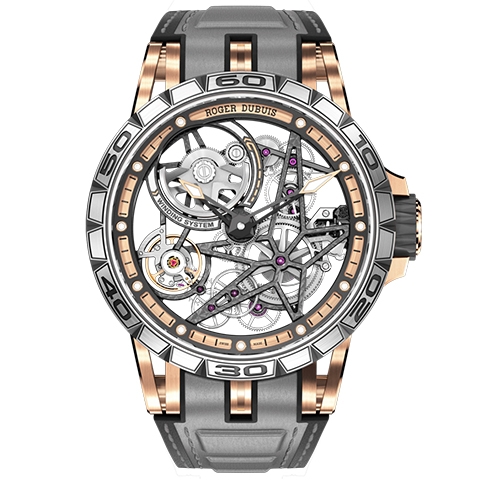 ロジェ・デュブイ　ROGER DUBUIS エクスカリバースパイダー オートマティック スケルトン RDDBEX0574