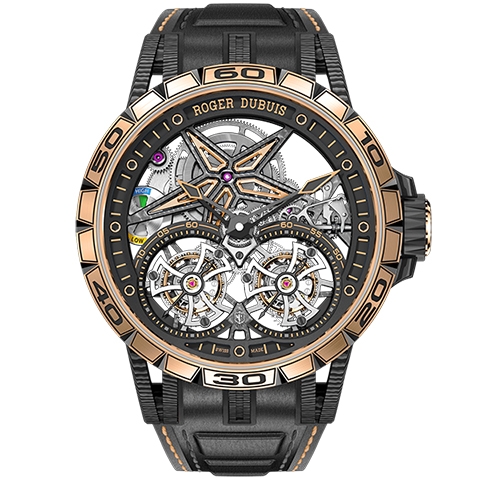 ロジェ・デュブイ　ROGER DUBUIS エクスカリバー スパイダー ダブルフライングトゥールビヨン スケルトン RDDBEX0674