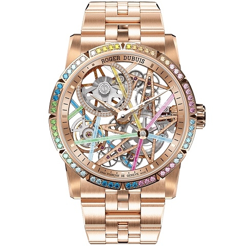 ロジェ・デュブイ　ROGER DUBUIS エクスカリバー ブラックライト レインボー RDDBEX0861
