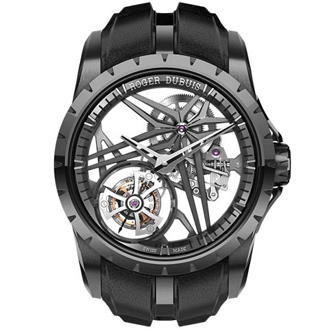 ロジェ・デュブイ　ROGER DUBUIS ロジェ・デュブイ エクスカリバー グレーDLCチタニウム フライングトゥールビヨン RDDBEX0889