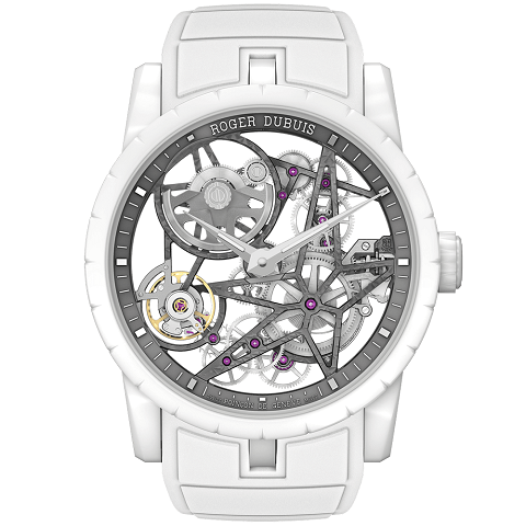ロジェ・デュブイ　ROGER DUBUIS エクスカリバー オートマティック スケルトン ホワイト MCF RDDBEX0949