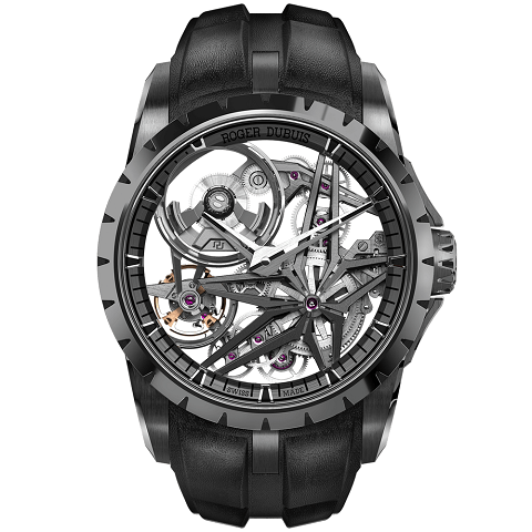 ロジェ・デュブイ　ROGER DUBUIS エクスカリバー MB ブラックセラミック オートマティック スケルトン RDDBEX0955