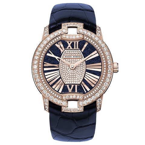 ロジェ・デュブイ　ROGER DUBUIS ベルベット アベンチュリン ブルー RDDBVE0095