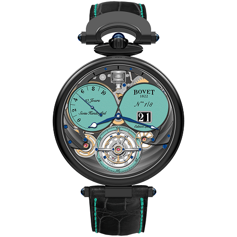 ボヴェ　BOVET フルリエ44 ヴィルトゥオーソ 8 チタニウム DLC グリーン スーパールミノバ T10GD041