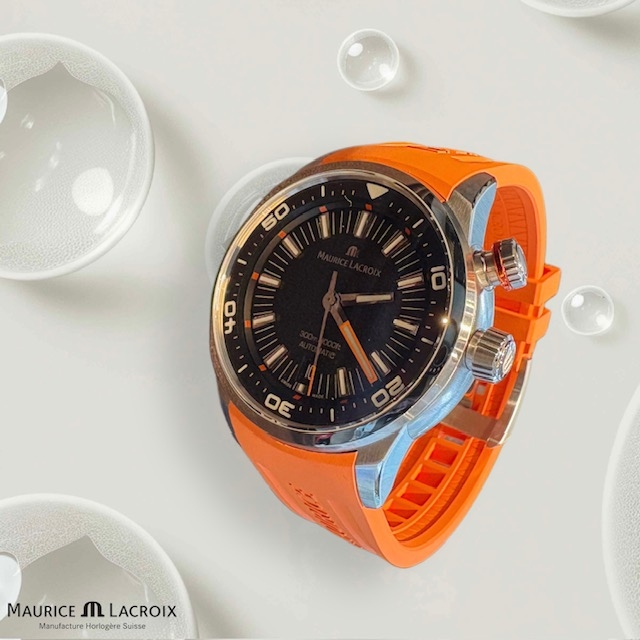 【美品】Maurice Lacroix モーリスラクロア 自動巻き デイト付き モーリス・ラクロア(MAURICE LACROIX) Aikonic Automatic 43mm