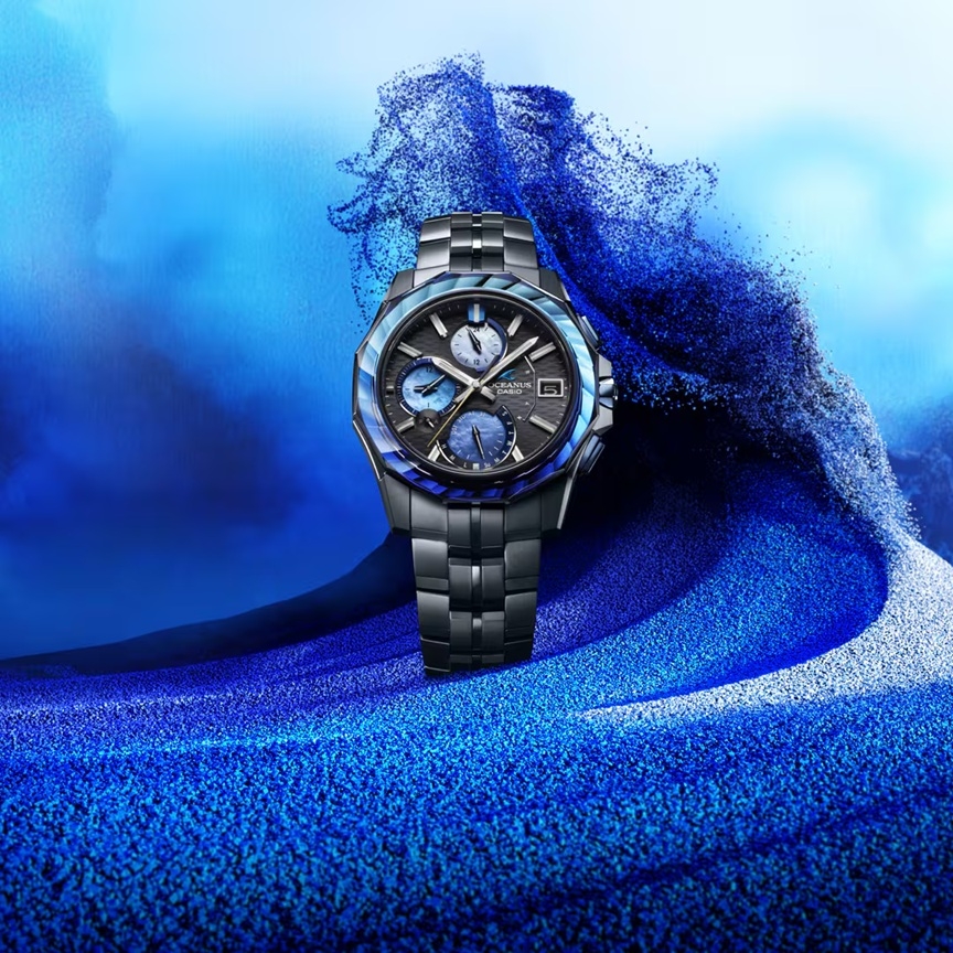 セイコー OCEANUS オシアナス クロノグラフ デジアナ シルバー 