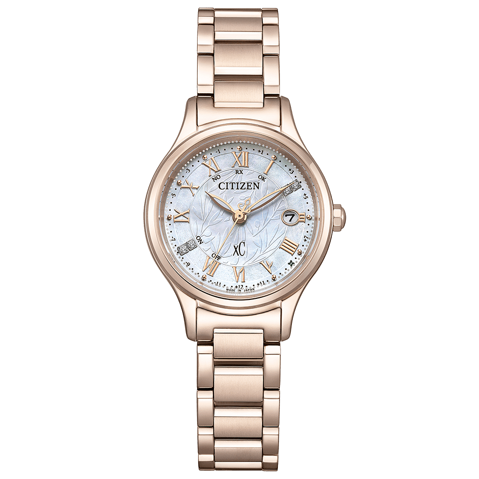 slow Round-S 09 - ホワイトレザー ローズゴールドケース ホワイトダイヤル並行輸入品 slow Round-S 09 - ホワイトレザー ローズゴールドケース ホワイト