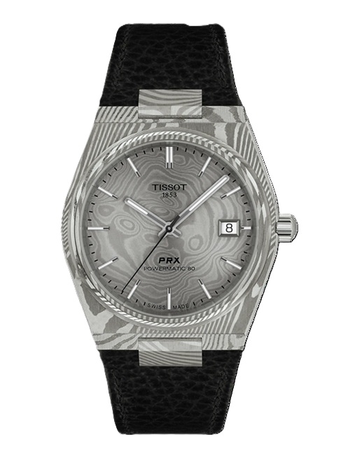 ティソ(TISSOT) PRX パワーマティック80 ダマスカス スティール 38mm