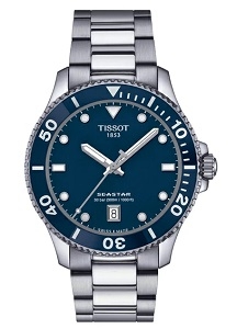 ティソ☆シースター☆スクエア☆時計☆メンズ☆稼働品☆TISSOT☆ 577 TISSOT メンズ 時計 シースター スクエア デイト コンビ
