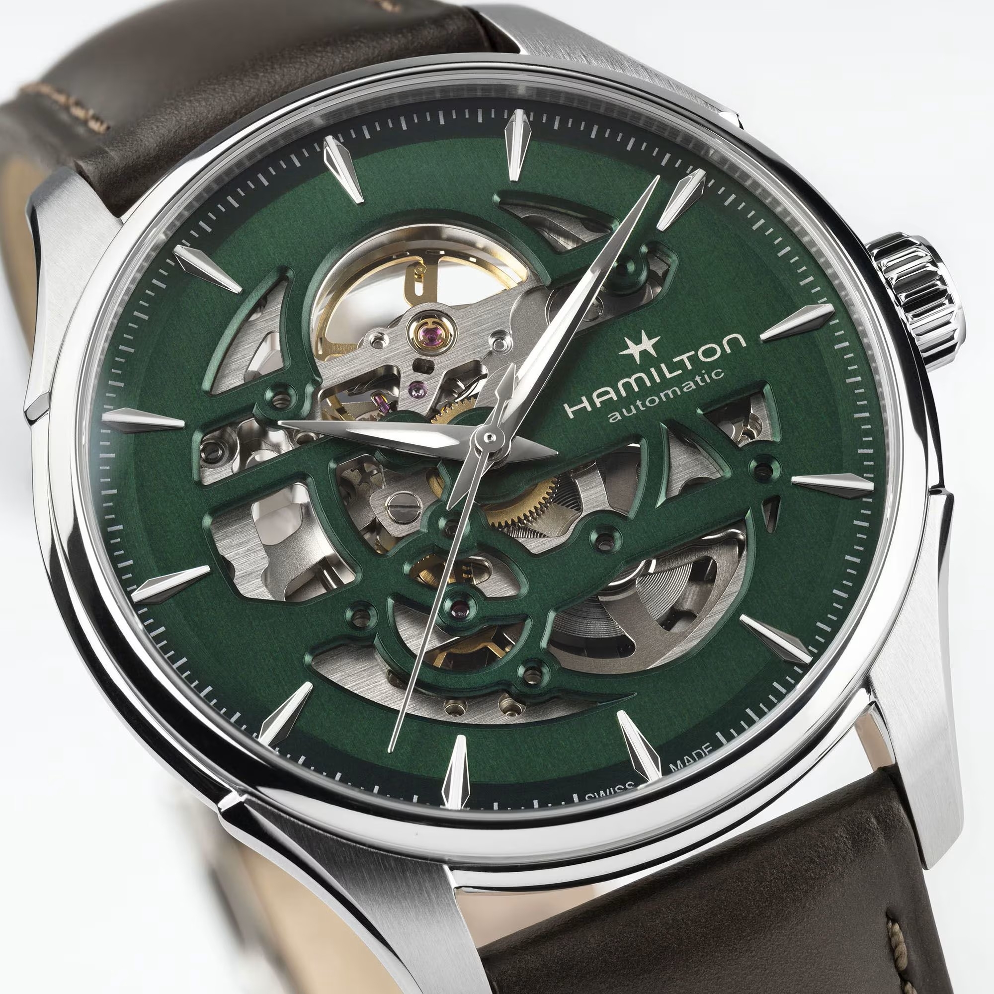 美品 HAMILTON ハミルトン 腕時計 H42221155 安心なハミルトン ジャズマスターレディクオーツ 30ミリ