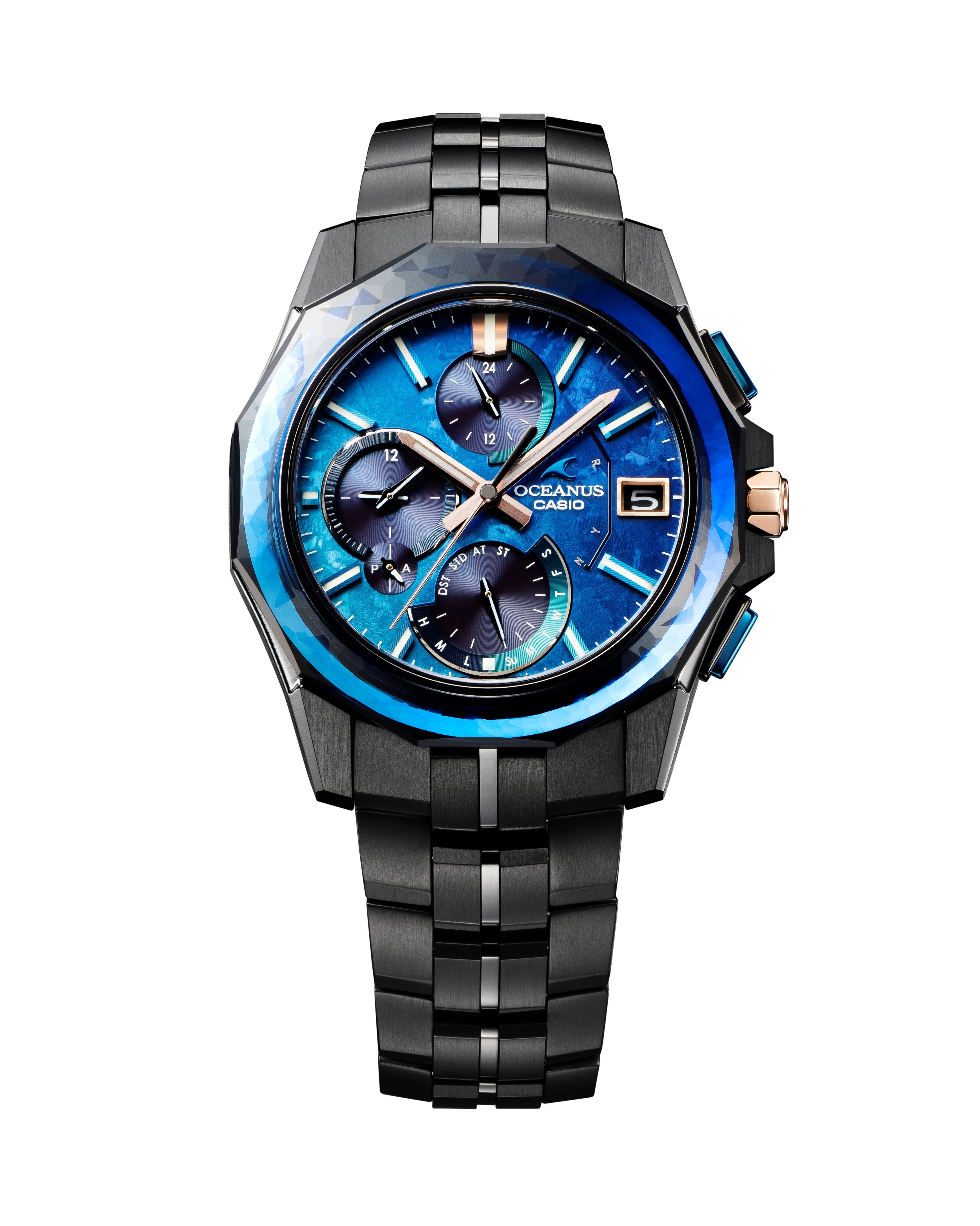 OMEGA クリスタル置時計 間に合え 直径6CM