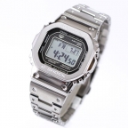 【極美品】G-SHOCK GMW-B5000D-1 フルメタル シルバー 腕時計 GMWB5000D-1 | Stainless Steel Watch: G-SHOCK Square | Casio
