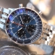 ブルー×ブラックのスタイリッシュなカラーリングの ナビタイマー B01 クロノグラフ 41 AB0139241C1A1 【在庫あり】