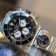 パイロットの為に2つの時計を配した スーパー クロノマット B01 44 AB0136251B1A2 【在庫あり】