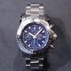 ツヤを抑えたブルーダイヤルが渋い　アベンジャー クロノグラフ 43 A13385101C1A1【在庫あり】