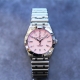 【ブライトリング】淡いピンクのダイヤルがかわいい クロノマット32 A77310101K1A1
