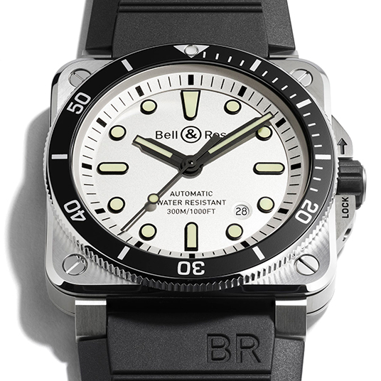 2022年 ベル＆ロス新作 BR 03-92 ダイバー ホワイト | ブランド腕時計 