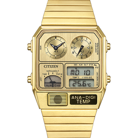 シチズンコレクション RECORD LABEL Metallic ANA-DIGI TEMP