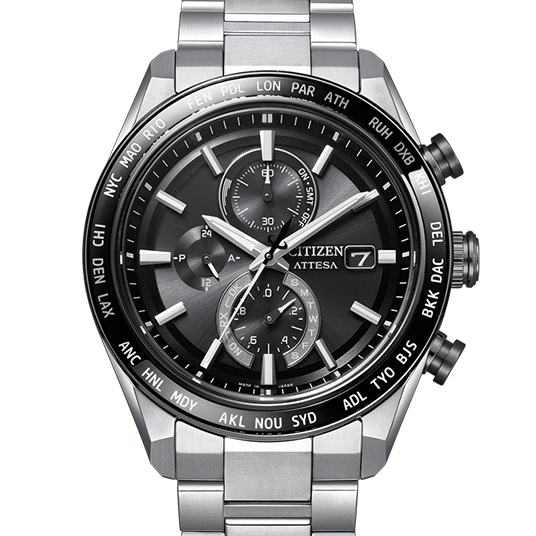 シチズン アテッサ ACT Line エコ・ドライブ電波時計